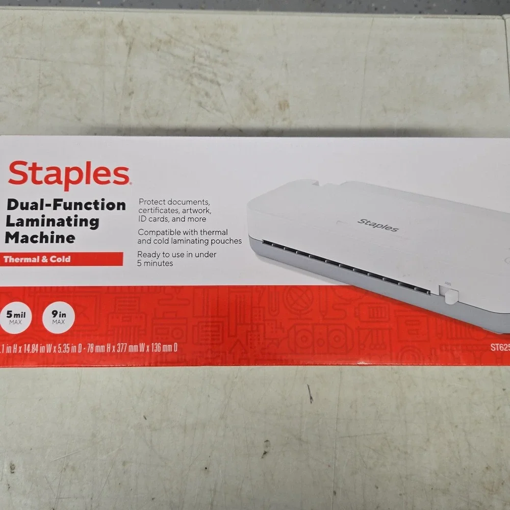Staples - Staples® Thermal & Cold Laminator, 9
